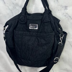 MARC by Marc Jacobs Y2k  Nylon Eliz A Baby Diaper Bag Black Designer crossbody